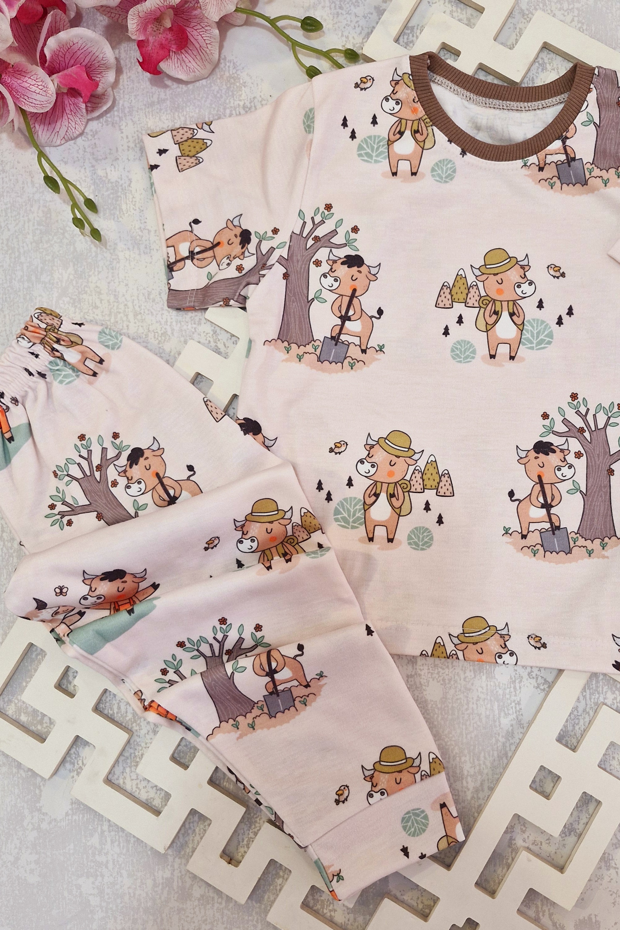 تیشرت و شلوار راحتی نخ پنبه ضد لک