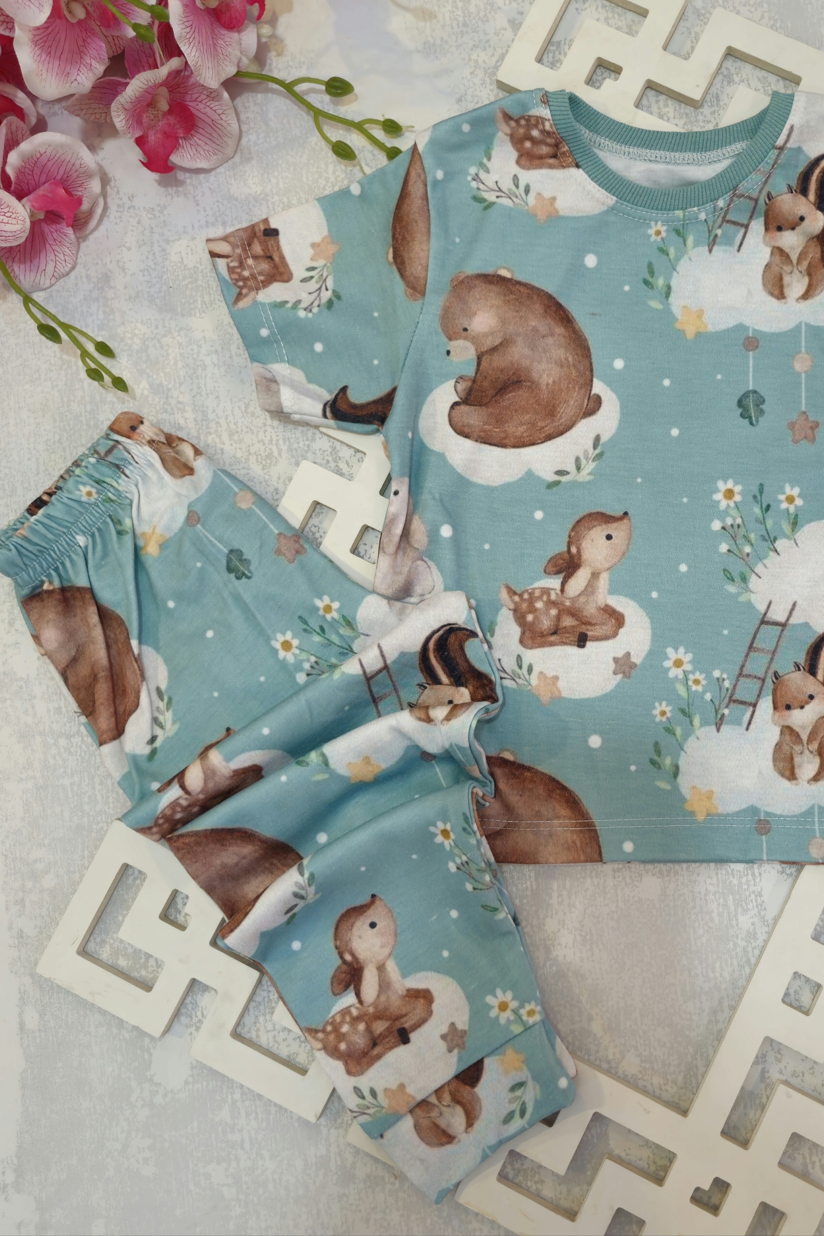 تیشرت و شلوار راحتی نخ پنبه ضد لک