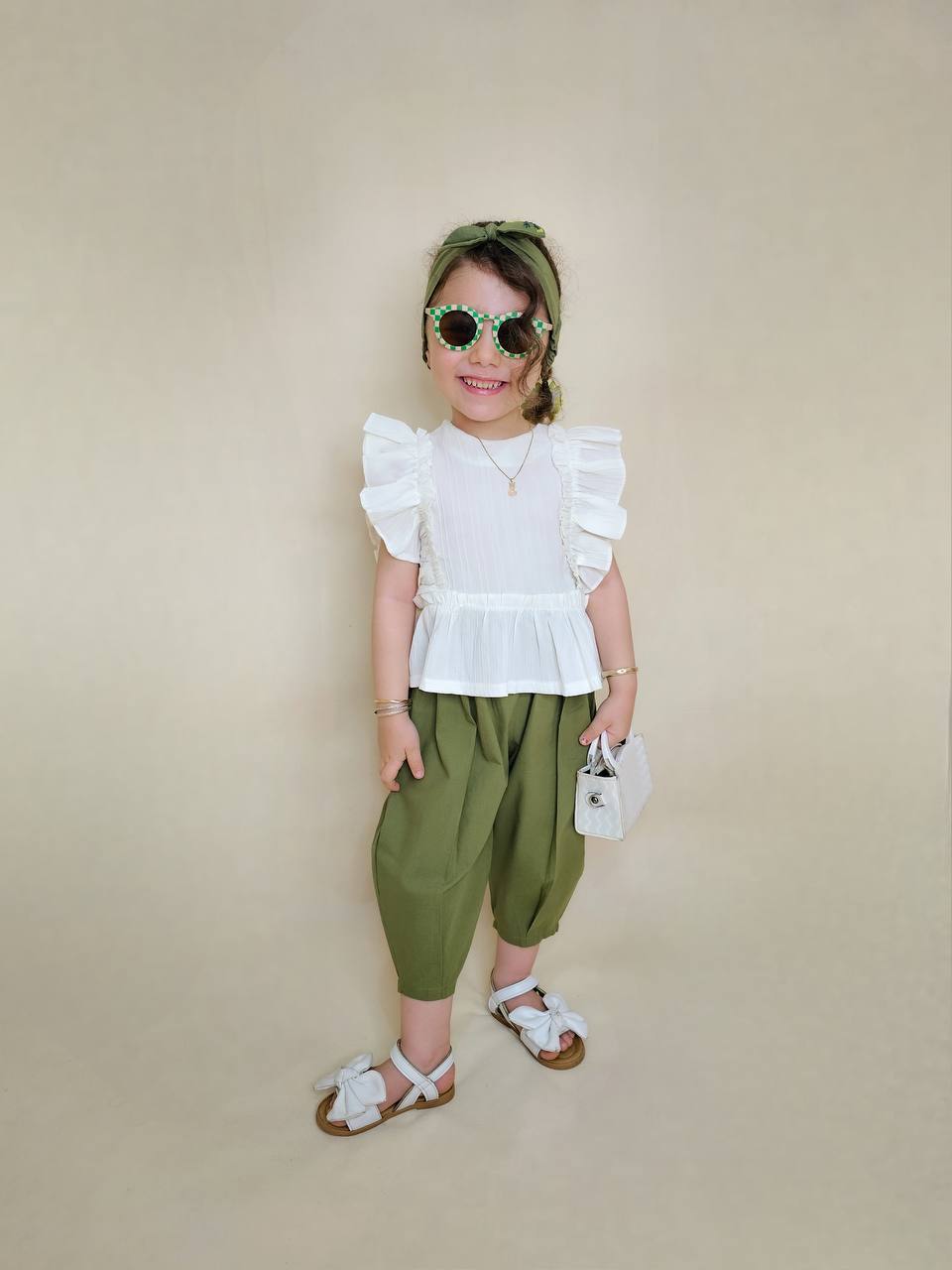 تاپ و شلوار خمره ای